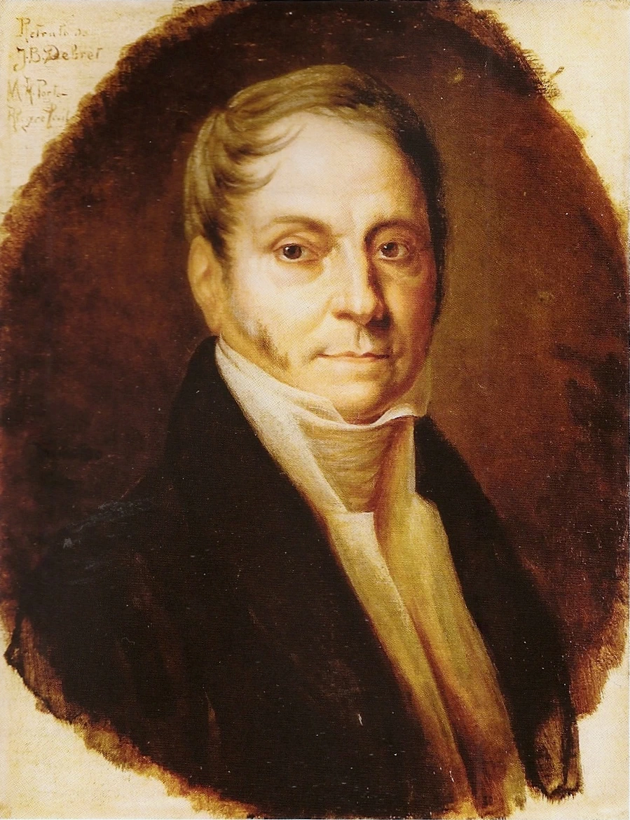 Ritratto del pittore Jean - Baptiste Debret, Museo Nazionale di Belle Arti, Rio de Janeiro